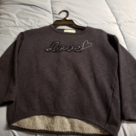zara girls sweatshirt